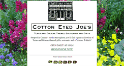 Desktop Screenshot of cottoneyedjoes.com
